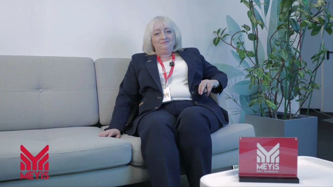A still from the Meyis office film